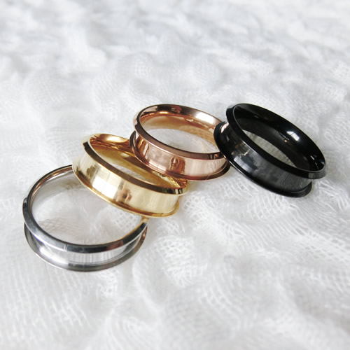 幅広 エタニティリング　78 ステンレス