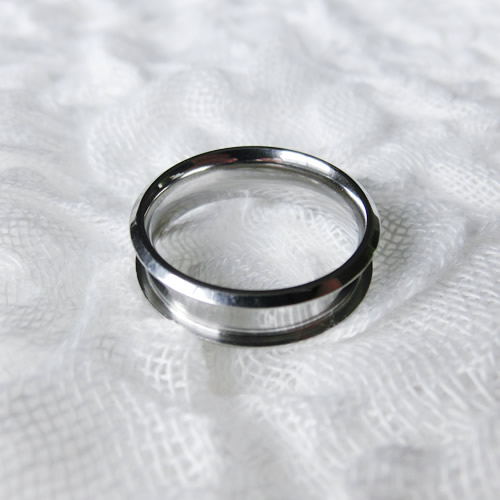 幅広 エタニティリング　78 ステンレス