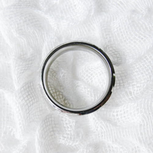 幅広 エタニティリング　78 ステンレス