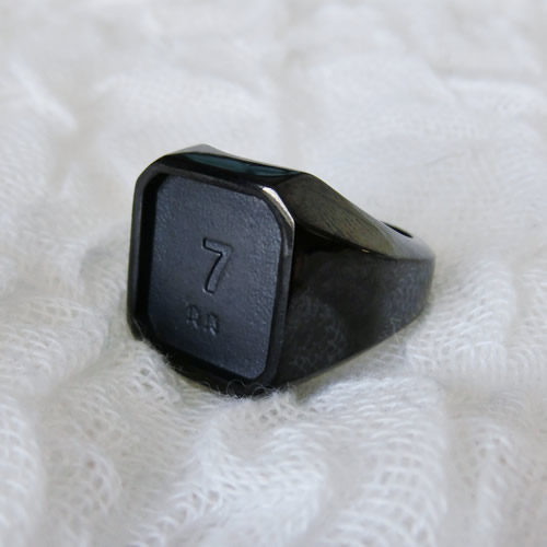 リング80 シルバー ゴールド ブラック　ステンレス