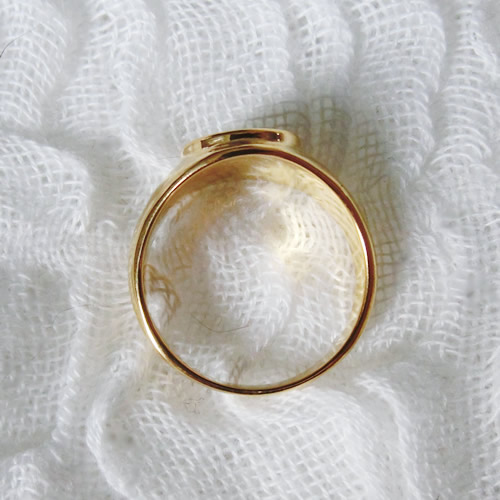 リング81 シルバー ゴールド　ステンレス