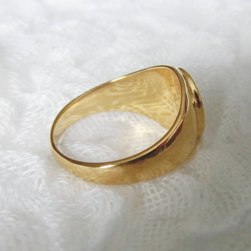 リング81 シルバー ゴールド　ステンレス