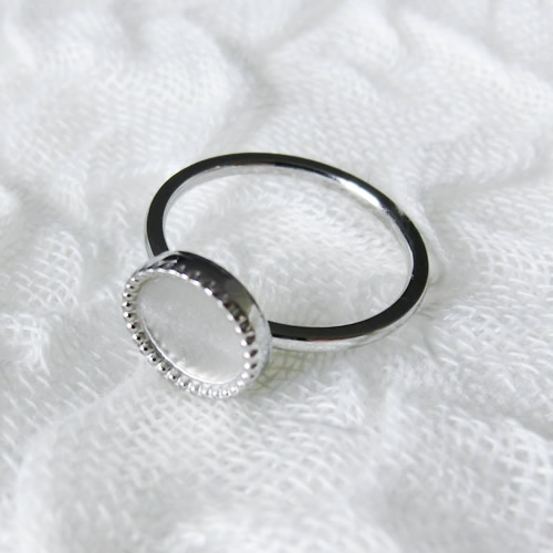 リング82 シルバー ゴールド　ステンレス  リング用土台