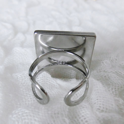 リング84 シルバー ゴールド　ステンレス  フリー リング用土台