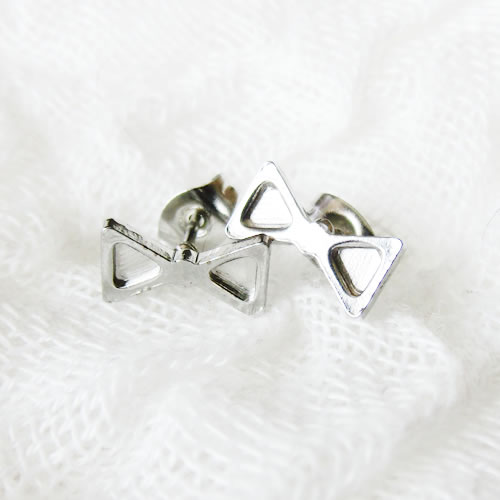 ステンレス スタッドピアス18