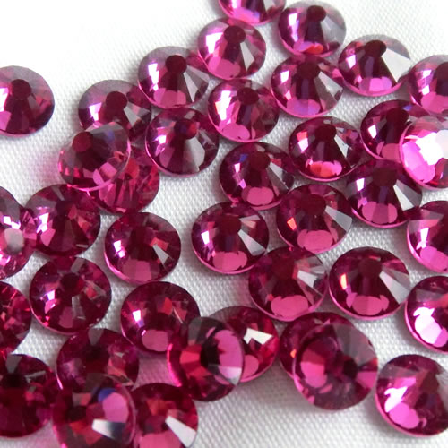 高品質ガラス フラットストーン フーシャ