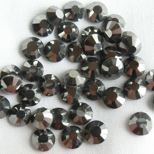 高品質ガラス フラットストーン ヘマタイト