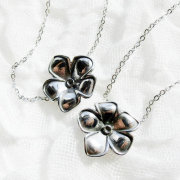 花 フラワー ネックレス ステンレス