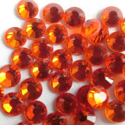 高品質ガラス フラットストーン ヒヤシンス