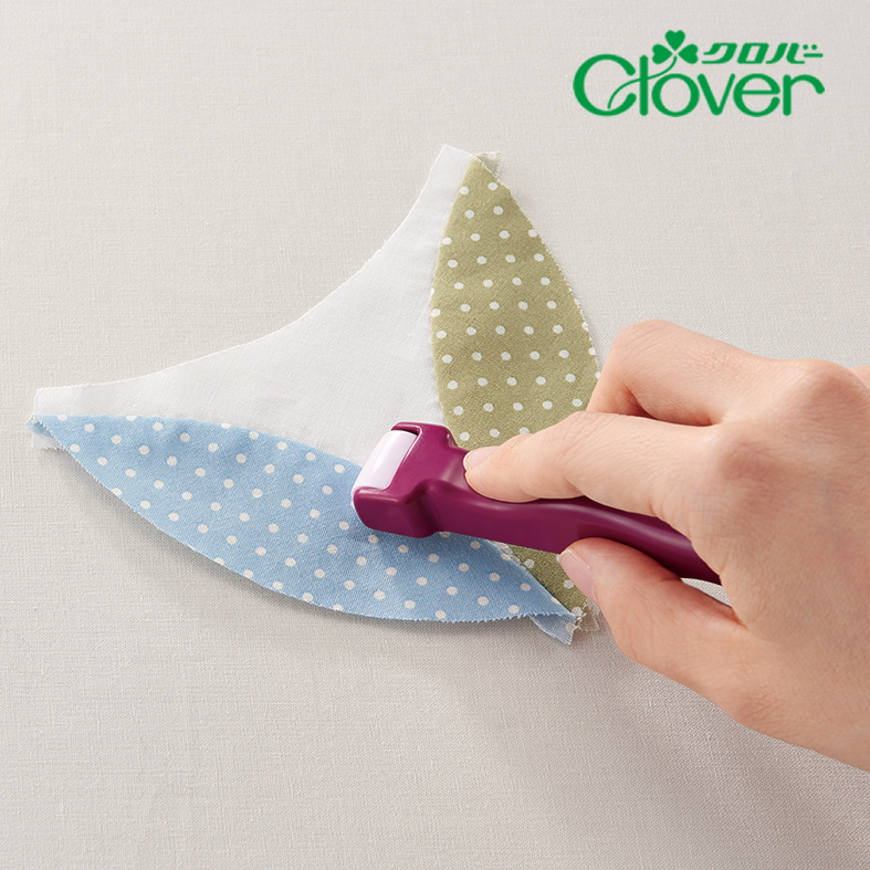 コロコロオープナー　【クロバー/Clover】　【ぬいしろ開き/ぬいしろ倒し/折り目つけ/手芸道具/裁縫道具】