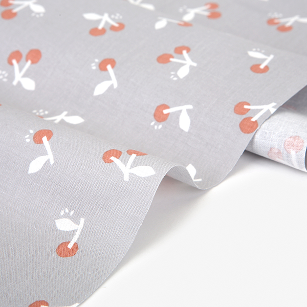 生地・布・å…\園å…\å¦ã€€â‰ª Little cherry≫コットン/å¹…110cm デコレクションズオリジナル生地・布 ã€10cmå˜ä½è²©å£²ã€‘