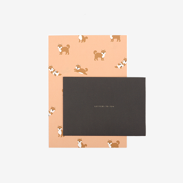 レターセット　08 Shiba　【グリーティング】【ラッピング】