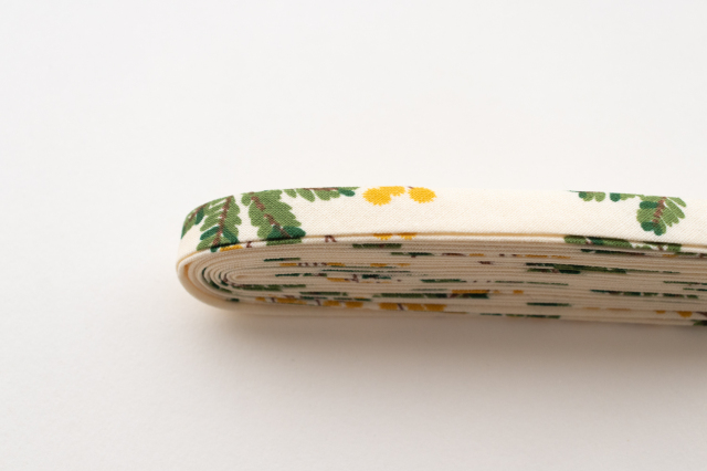 バイアステープ ≪ 05 ミモザ／Mimosa ≫ コットン/12mm巾・ふちどり