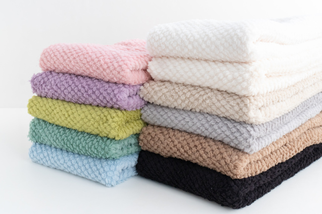 パイナップルボア生地 ぽこぽこボア/幅約186cm【生地・布】カット済生地