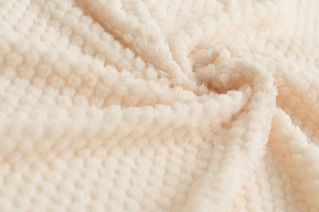 パイナップルボア生地 ぽこぽこボア/幅約186cm【生地・布】カット済生地