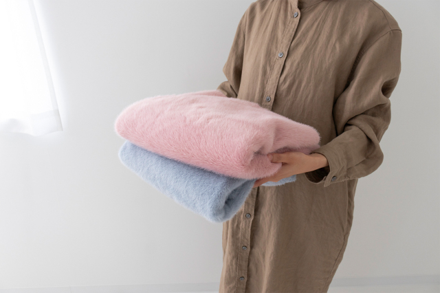 ラビットファー/幅約176cm【生地・布】カット済生地