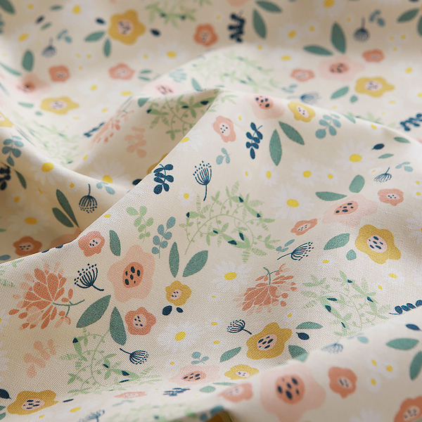 生地・布・å…\園å…\å¦ã€€â‰ª Tiny Garden ≫コットン/å¹…112cm  ã€10cmå˜ä½è²©å£²ã€‘