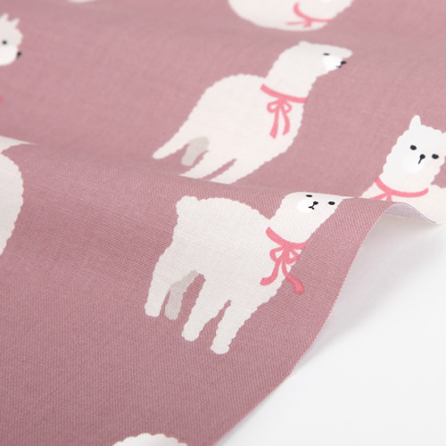 生地 布 入園入学 北欧風　≪ Alpaca - alpaca ≫　　コットン/幅108cm　デコレクションズオリジナル　【10cm単位販売】