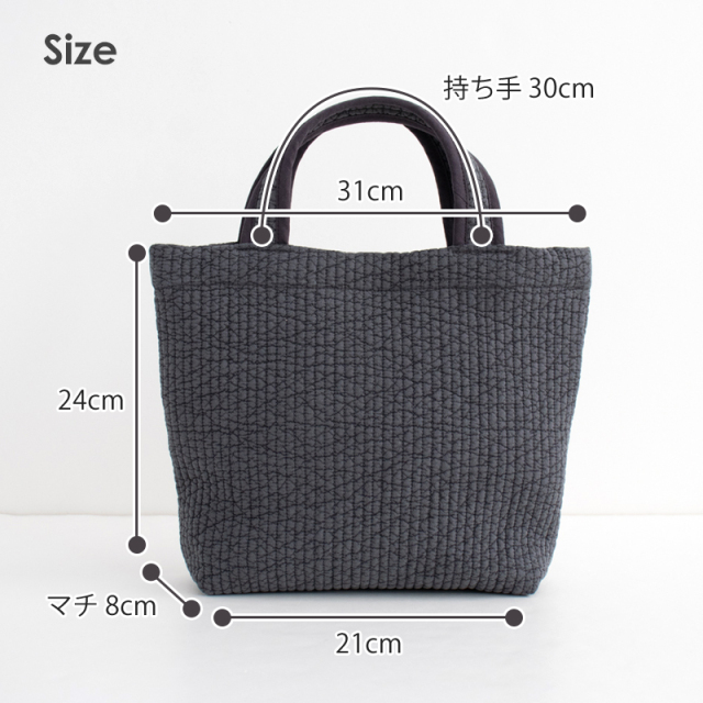 ブラック×いちご 3ルームズバッグ ヌビバッグ ハンドメイド ブラック