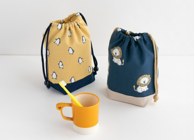 メール便対応】巾着S（コップ袋）／単品販売