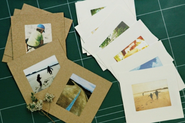 ペーパーフォトフレーム 10枚セット【チェキサイズ／写真L判