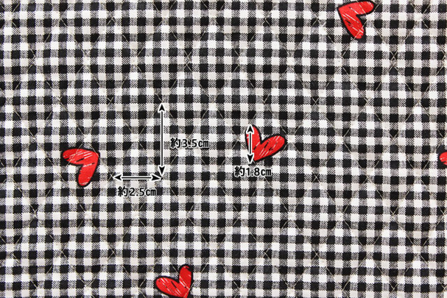 Square Heart【デコレクションズ 生地・布】 カット販売
