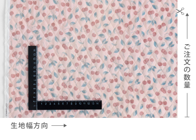 キャンディーチェリー キルティング 【デコレクションズ オリジナル