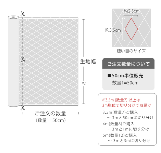 全19色 無地キルティング生地【生地・布】 カット販売