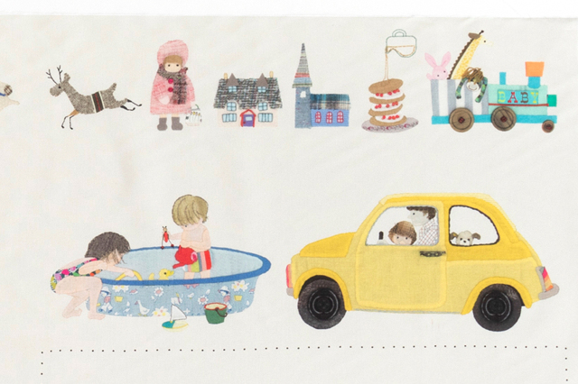 パネル生地 高原ゆかりオリジナルファブリック コットン生地 パネル生地 高原ゆかりオリジナルファブリック コットン生地