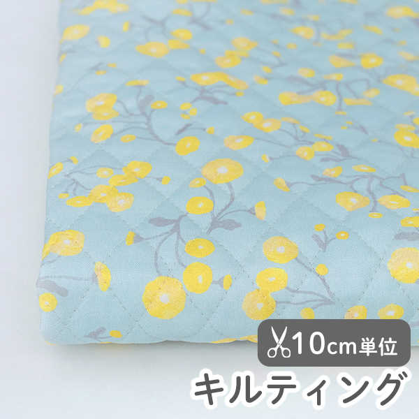 生地 布 入園入学 北欧風　≪ マトリカリア ≫　キルティング/幅107cm　【10cm単位販売】