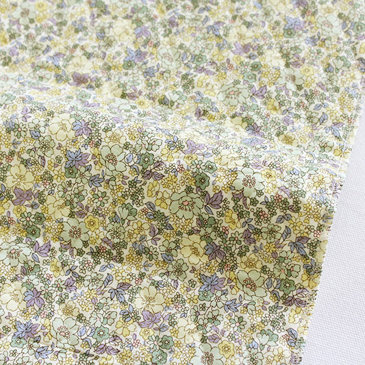 Forget Me Not Yellow デコレクションズ 生地 布 カット販売