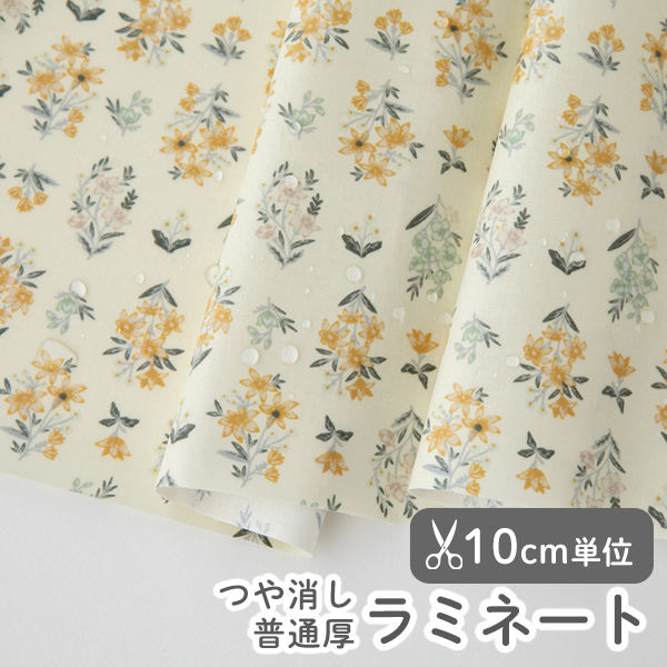 生地 布 入園入学 北欧風　≪ レドレンス ≫ ラミネート/幅106cm　【10cm単位販売】