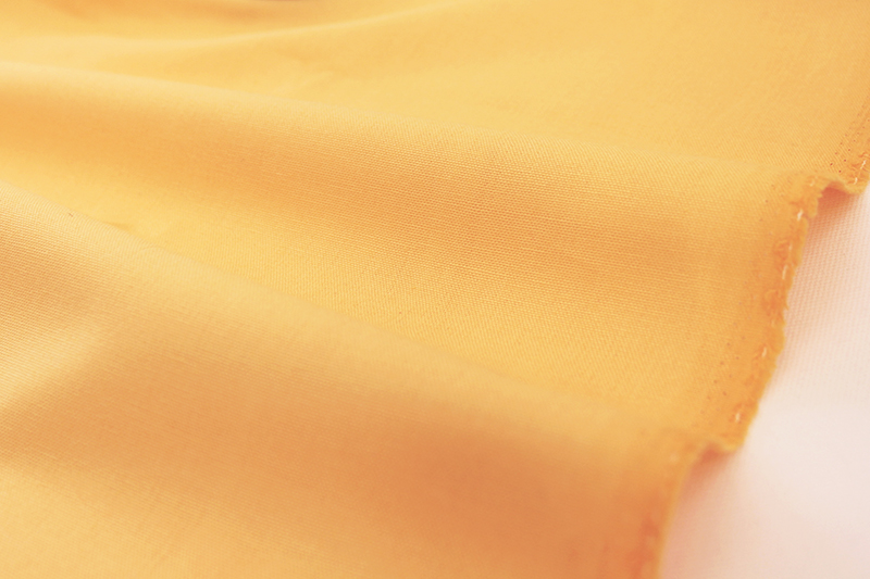 生地・布・入園入学　≪ エッグイエロー ≫　　オックス生地/幅110cm　【10cm単位販売】