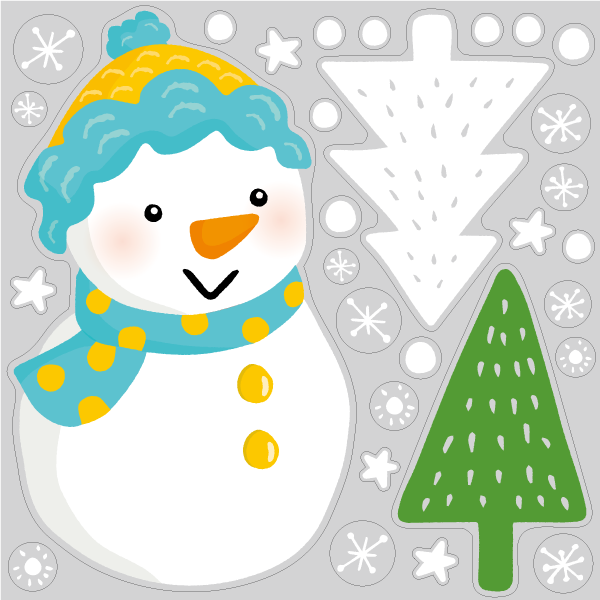 【BP】雪だるまファミリーBIG Aの写真