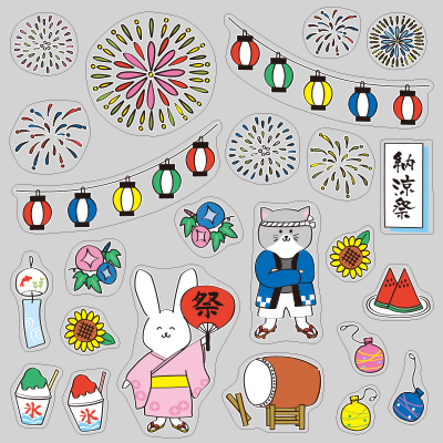 【VP】季節の動物シリーズ8月の写真