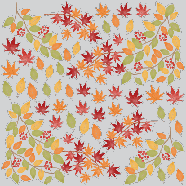 【VP】秋の彩り葉っぱの写真