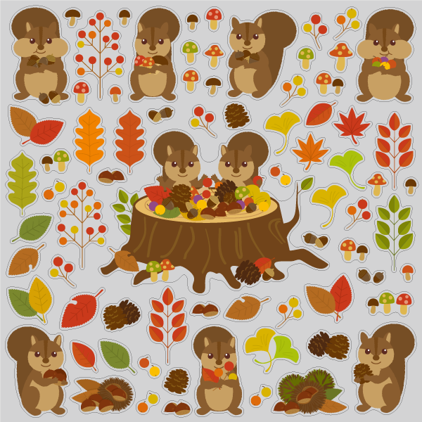 【VP】リスの収穫祭の写真