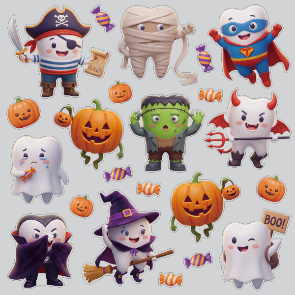 【VP】デンタルハロウィンキャラクターズ