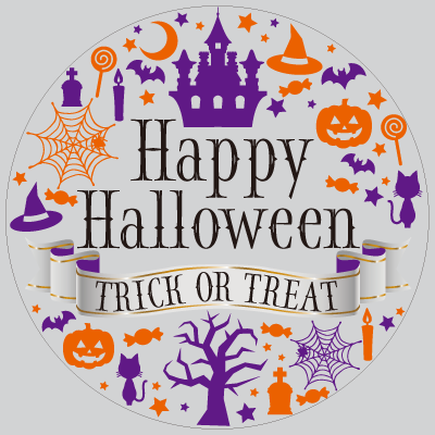 ハロウィンスタイル リボンタイトル