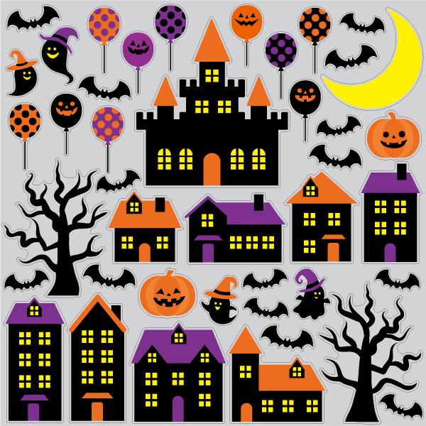 【VP】ハロウィンの夜の街並み