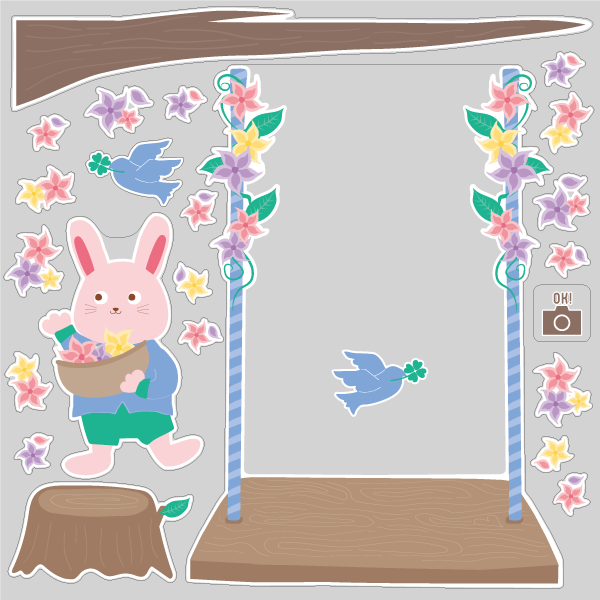 【VP】ブランコとフラワーシャワー