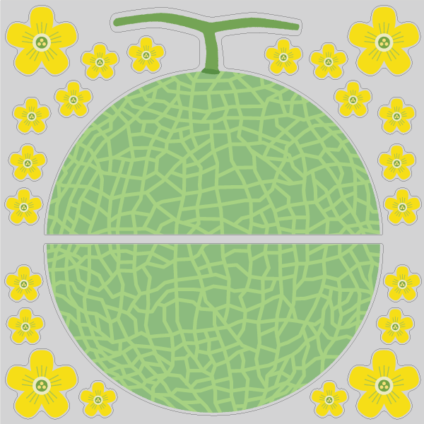 【VP】フォトスポット 分割メロン