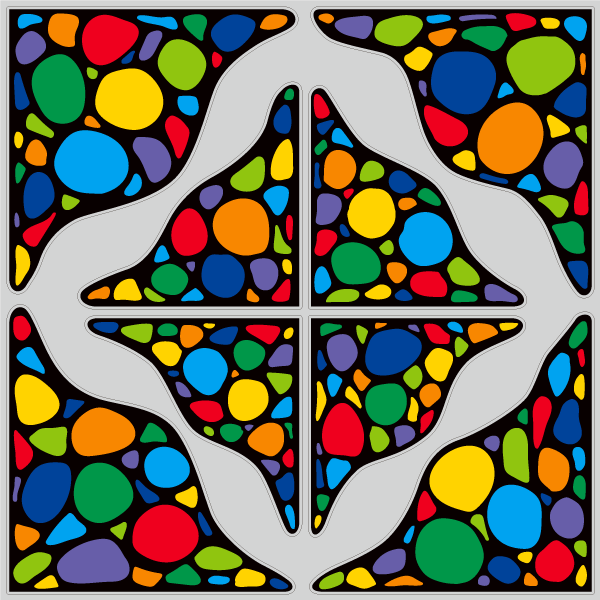 【VP】ステンドグラスのコーナーの画像