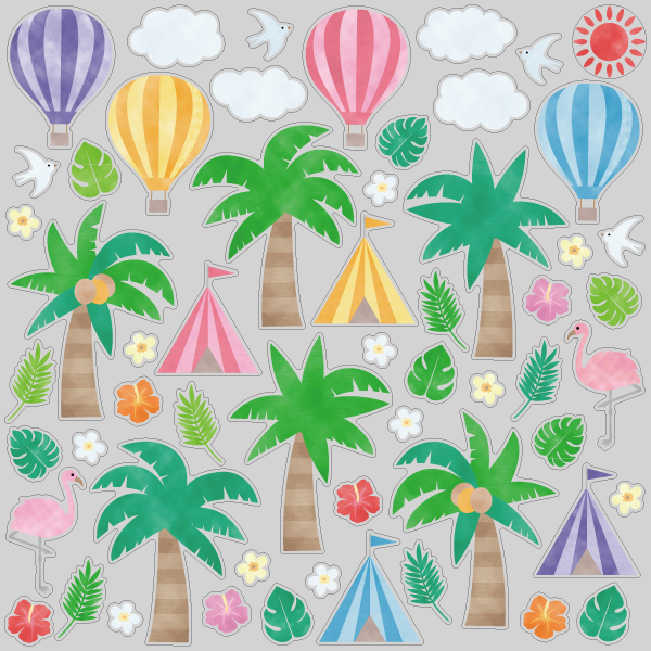 【VP】夏のカラフルキャンプの写真