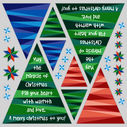 【VP】クリスマスツリーメッセージの写真