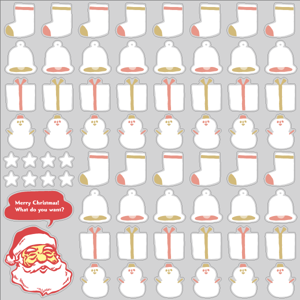 【VP】ワイワイクリスマスパーツの写真