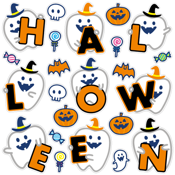 【壁】HALLOWEEN SPELLING