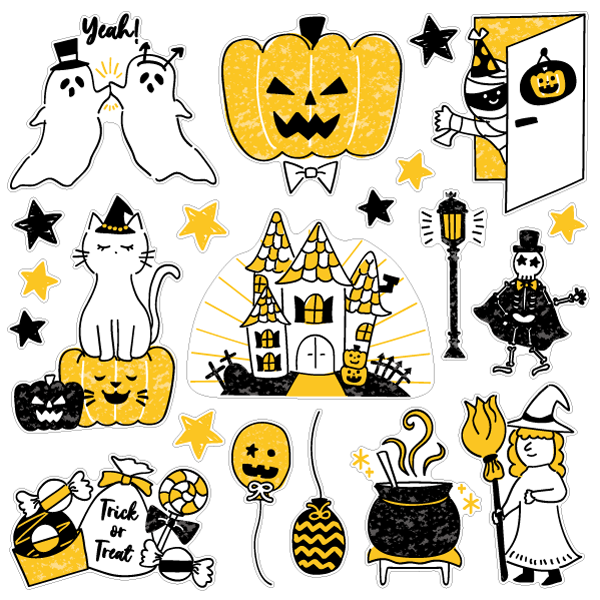 【壁】Happy Halloween メルヘン