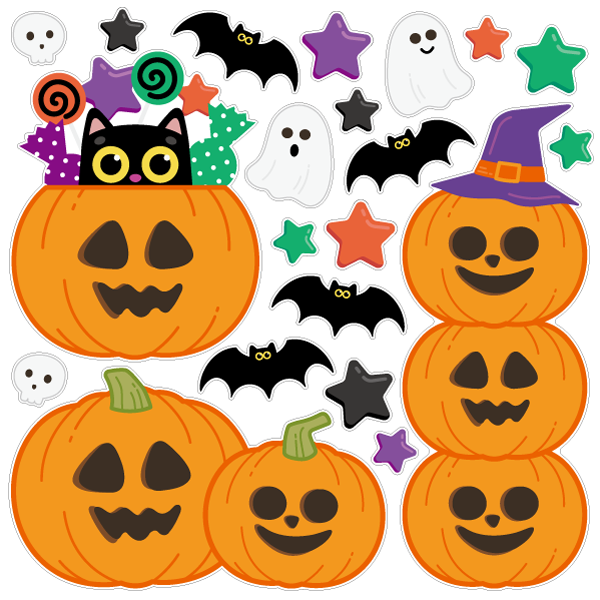 【壁】カボチャバスケット