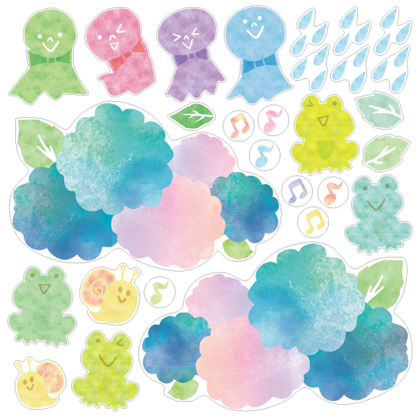 【壁】Happy Rainy Dayの写真